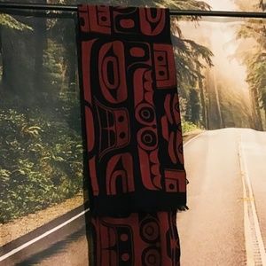Native Northwest First Nation Design Scarf